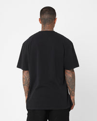 Mitchell & Ness Chicago Bulls Logo Lightning T-Shirt Black