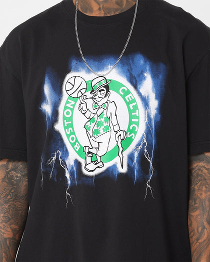 Mitchell & Ness Boston Celtics Logo Lightning T-Shirt Black