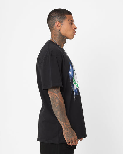 Mitchell & Ness Boston Celtics Logo Lightning T-Shirt Black