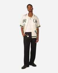 99 Cabana Tennis Club Silk Shirt Cream