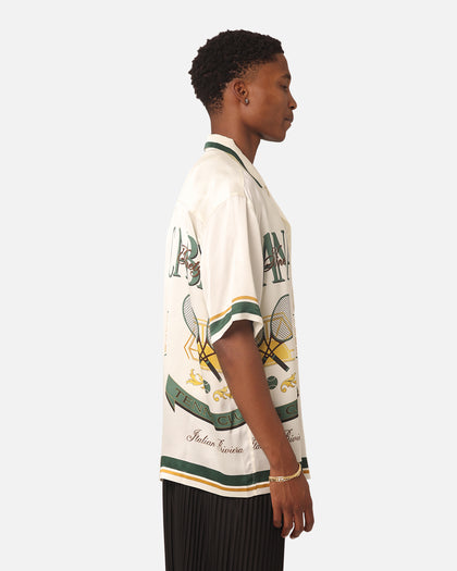 99 Cabana Tennis Club Silk Shirt Cream