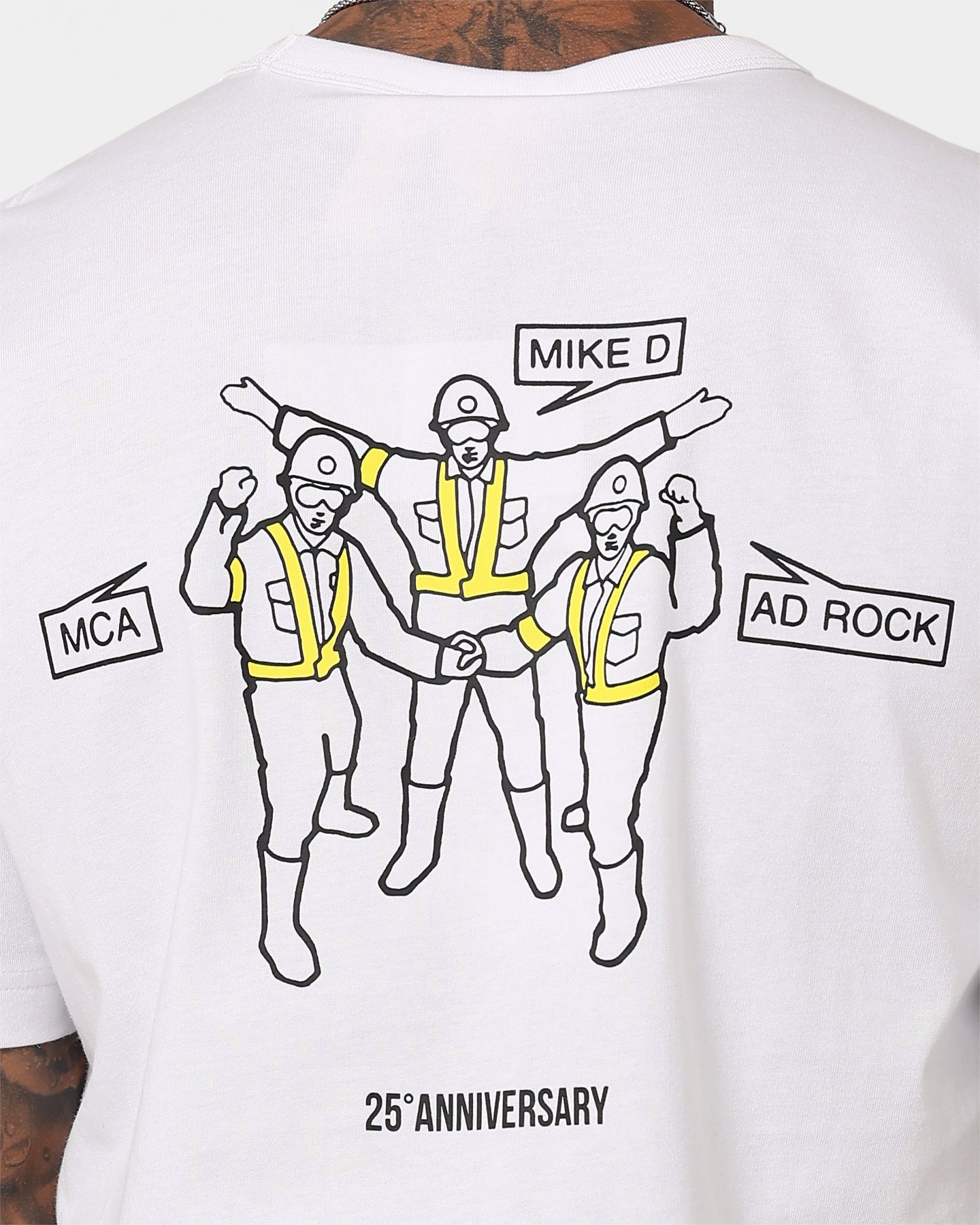 Champion X Beastie Boys Intergalactic T-Shirt White | Culture Kings