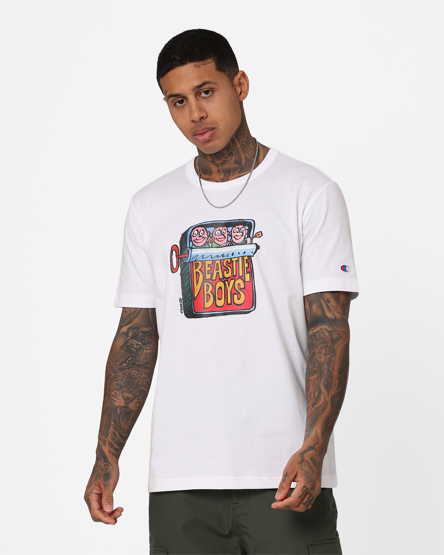Champion X Beastie Boys Sardine T-Shirt White | Culture Kings