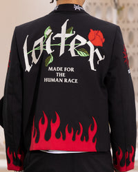 Loiter Western Blazer Jacket Black