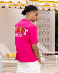 Loiter Chaos Theory T-Shirt Hot Pink