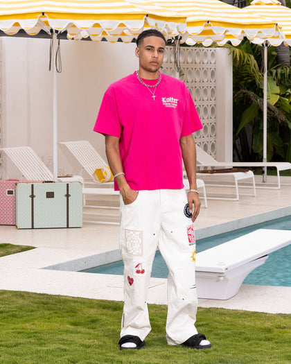 Loiter Chaos Theory T-Shirt Hot Pink