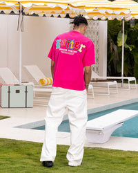 Loiter Chaos Theory T-Shirt Hot Pink