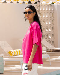 Loiter Chaos Theory T-Shirt Hot Pink