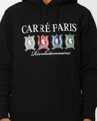 Carre Shield Hoodie Black