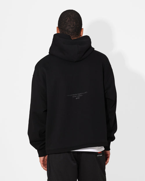 Saint Morta X UFC Boxy Premium Hoodie Black/Black