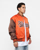 X-Large Baseball Logo Varsity Jacket Orange