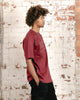 Saint Morta Allstar Embroidered Drop T-Shirt Maroon