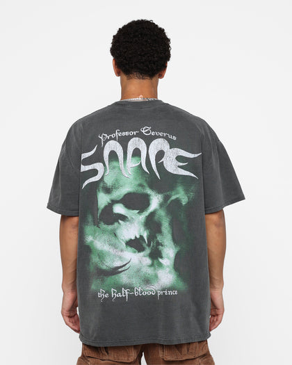 73Studio X Harry Potter Snape Heavyweight Vintage T-Shirt Black Wash