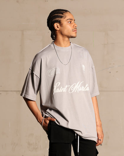 Saint Morta Roadhouse Boxy T-Shirt Vintage Grey
