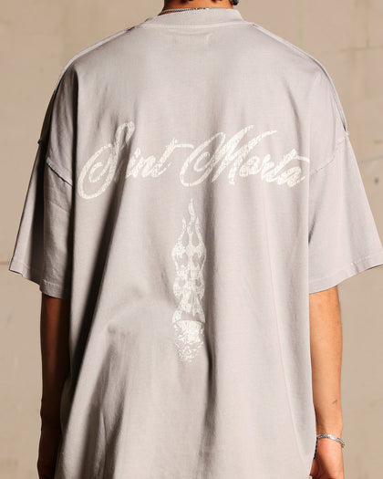 Saint Morta Roadhouse Boxy T-Shirt Vintage Grey