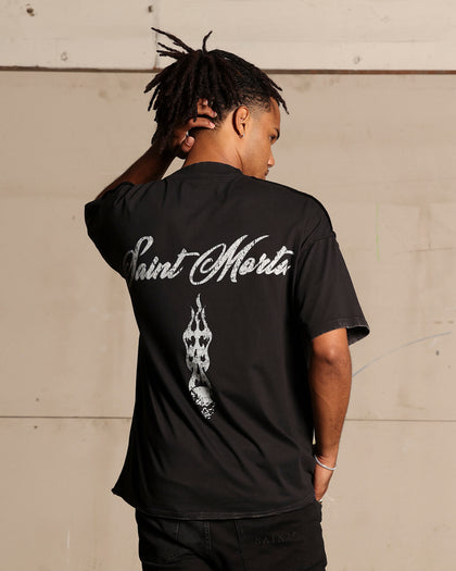 Saint Morta Roadhouse Boxy T-Shirt Vintage Black