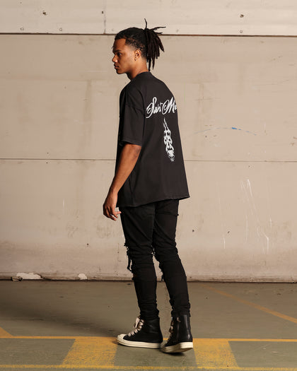 Saint Morta Roadhouse Boxy T-Shirt Vintage Black