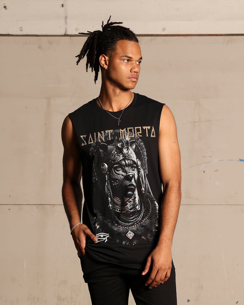 Saint Morta Shadow King Muscle T-Shirt Black
