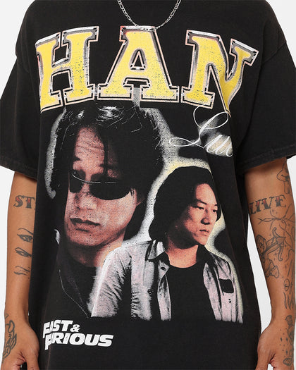 Goat Crew X Fast & Furious Han Lue Vintage T-Shirt Black Wash