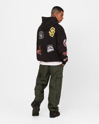 Majestic Athletic MLB League Patch Hoodie Black