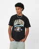 Majestic Athletic Anaheim Ducks Script Arch T-Shirt Faded Black