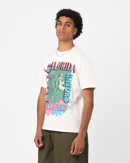 National Collegiate Athletic Association Florida Gators Track & Field T-Shirt Vintage White