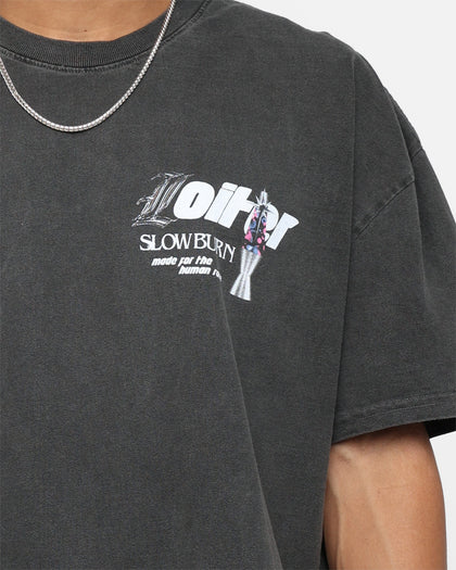 Loiter Slow Burn T-Shirt Vintage Black