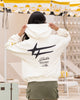 Loiter Patchwork Hoodie Off White