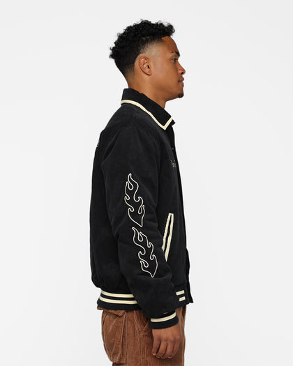 The New Establishment X Nascar Firecracker 60's Cord Racer Jacket Black