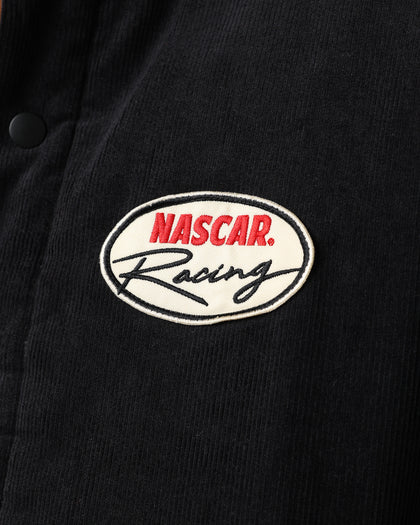 The New Establishment X Nascar Firecracker 60's Cord Racer Jacket Black