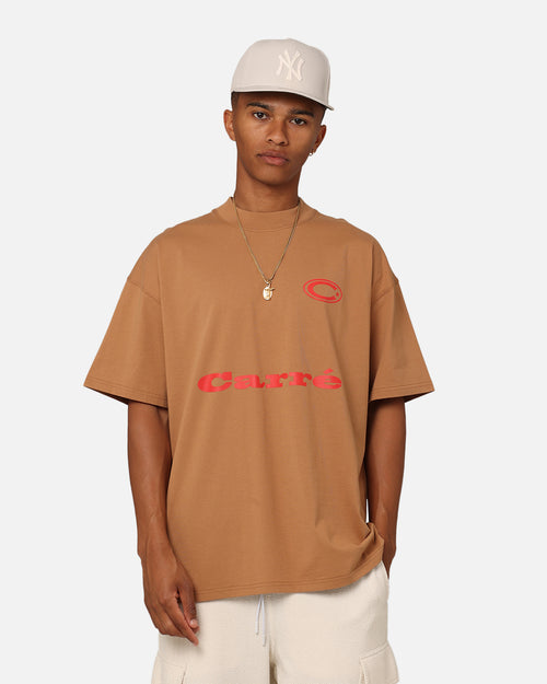 Carre C Star Oversized T-Shirt Tobacco