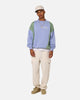 Carre C Star Panelled Crewneck Pale Blue