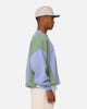 Carre C Star Panelled Crewneck Pale Blue
