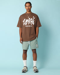 Carré Enterprise Oversized T-Shirt Brown