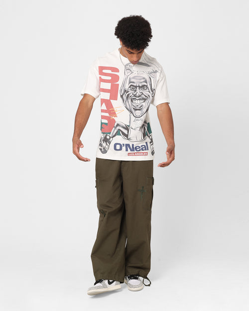 Mitchell & Ness Los Angeles Lakers Shaquille O'Neal Blockade T-Shirt Vintage White