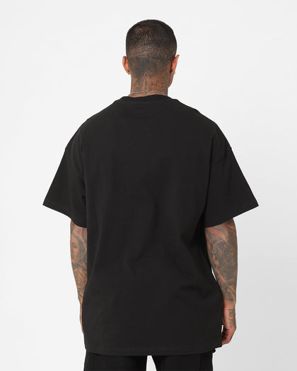 Mitchell & Ness Seattle Supersonics Gary Payton and Shawn Kemp Caricature T-Shirt Faded Black