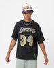 Mitchell & Ness Los Angeles Lakers Shaquille O'Neal N&N Oversized T-Shirt Faded Black