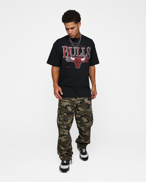 Mitchell & Ness Chicago Bulls Underscore T-Shirt Faded Black