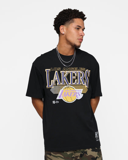 Mitchell & Ness Los Angeles Lakers Underscore T-Shirt Faded Black