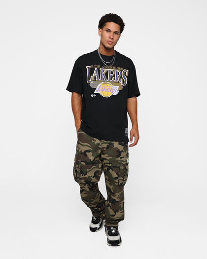 Mitchell & Ness Los Angeles Lakers Underscore T-Shirt Faded Black