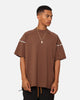 Carre Prime Oversized Raglan T-Shirt Dark Brown