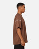 Carre Prime Oversized Raglan T-Shirt Dark Brown