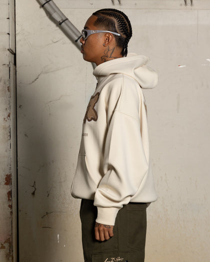 Loiter X The Anti Order Zip Hoodie Stone