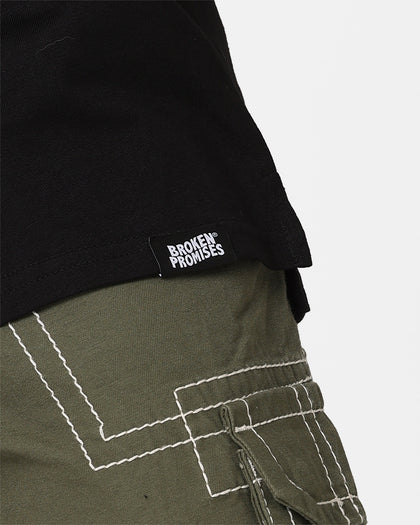 Broken Promises Call Waiting Long Sleeve T-Shirt Black