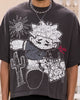 Loiter Palm Spring Box T-Shirt Charcoal