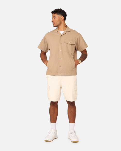 XXIII Benji Utility Button Up Shirt Khaki