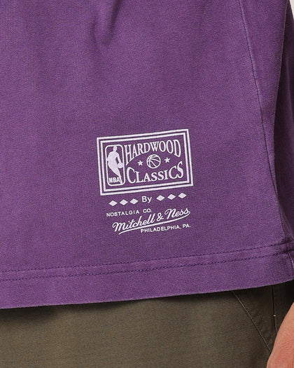 Mitchell & Ness Los Angeles Lakers Highway Logo T-Shirt Lakers Purple