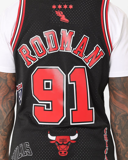 Mitchell & Ness Chicago Bulls Dennis Rodman Hi-Way Swing Jersey Black