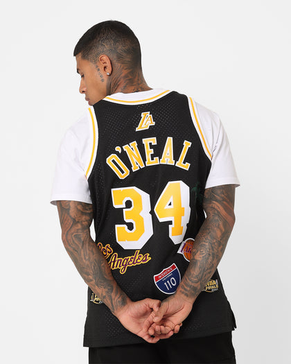 Mitchell & Ness Los Angeles Lakers Shaquille O'Neal Hi-Way Swing Jersey Black