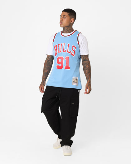 Mitchell & Ness Chicago Bulls Dennis Rodman Swing Jersey Sky Blue